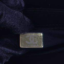 Pre Owned Chanel Black Nano Quilted Lambskin Kelly Shopper Bag