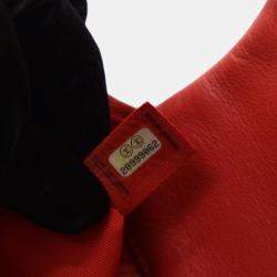 Pre Owned Chanel Red Lambskin 19 Belt Bag