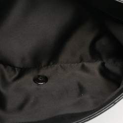 Pre Owned Chanel Accordion Flap Black Quilted Leather Bag