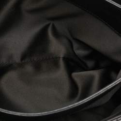 Pre Owned Chanel Accordion Flap Black Quilted Leather Bag