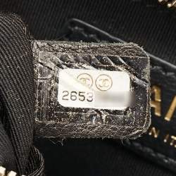 Pre Owned Chanel Belt Me Up Black Quilted Leather Belt Bag