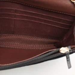 Pre Owned Chanel Paris-Hamburg Runway Black Quilted Fabric Wallet On Chain