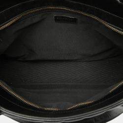 Pre Owned Chanel Black CC Chocolate Bar Lambskin Tote