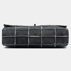 Pre Owned Chanel Identification Suede Patchwork Reissue 2.55 Flap