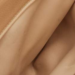 Pre Owned Chanel GST Beige Quilted Caviar Leather Grand Shopping Tote