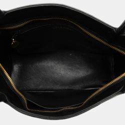 Pre Owned Chanel Black Caviar Medallion Tote