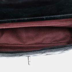 Pre Owned Chanel Black Paris Dallas Small Quilted Calfskin Flap