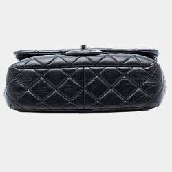 Pre Owned Chanel Black Paris Dallas Small Quilted Calfskin Flap