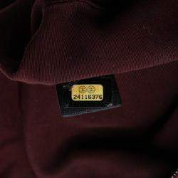 Pre Owned Chanel Black Medium CC Quilted Lambskin Flap Cosmetic Case