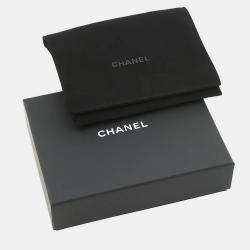 Pre Owned Chanel Matelasse Compact Chain Wallet Pink Caviar Leather