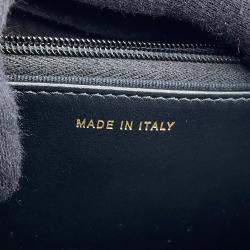 Pre Owned Chanel Chain Wallet Matelasse Black Caviar Leather