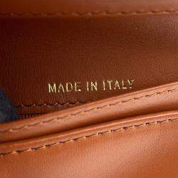 Pre Owned Chanel Matelasse Small Wallet Brown Caviar Leather