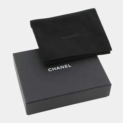 Pre Owned Chanel Matelasse Small Wallet Brown Caviar Leather