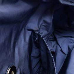 مملوكة مسبقًا Chanel Tweed Print Coco Mark Chain Shoulder Backpack Nylon Blue Pink