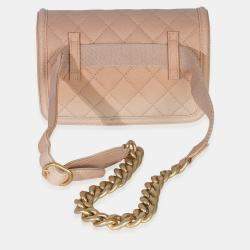 مملوكة مسبقًا Chanel Beige Quilted Ombre Caviar Small Sunset On The Sea Belt Bag