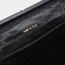 Pre Owned Chanel Black Calfskin Shoulder Bag