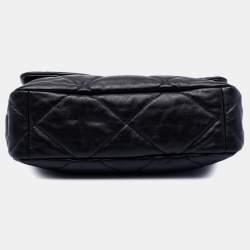 مملوكة مسبقًا Chanel Black Large Lambskin 19 Flap