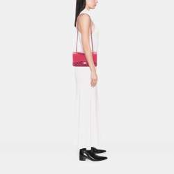 مملوكة مسبقًا Chanel Pink Medium Classic Lambskin Double Flap