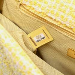 مملوكة مسبقًا حقيبة شاني يل 19 رفرف تويد أ صفراء متوسطة 