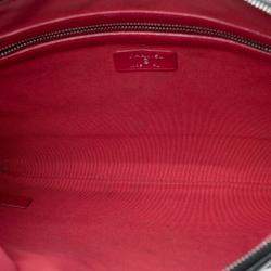 Pre Owned Chanel Black Large Aged Calfskin Gabrielle O Case Clutch