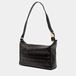 مملوكة مسبقًا Chanel Black Medium Lambskin Chocolate Bar Shoulder Bag