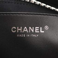 Pre Owned حقيبة شانيل وستمينستر ماتلاسيه بحزام كتف جلد خروف أسود