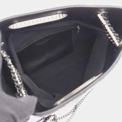 Pre Owned حقيبة شانيل وستمينستر ماتلاسيه بحزام كتف جلد خروف أسود