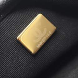 مملوكة مسبقًا حقيبة ظهر شانيل جلد خروف مبطن أسود