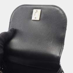 مملوكة مسبقًا حقيبة ظهر شانيل جلد خروف مبطن أسود