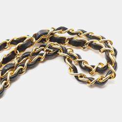 مملوكة مسبقًا حقيبة كتف شانيل ميني ماتلاسي جلد الحمل أسود