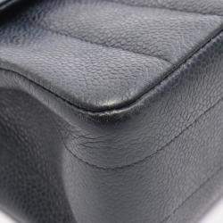 مملوكة مسبقًا حقيبة كتف شانيل مودموزيل جلد العجل حبيبي أسود