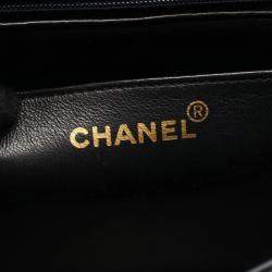 مملوكة مسبقًا حقيبة كتف شانيل مودموزيل جلد العجل حبيبي أسود