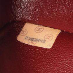 مملوكة مسبقًا حقيبة كتف شانيل ميني ماتلاس جلد خروف أسود 20