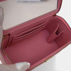 مملوكة مسبقًا Chanel Small Lambskin Pick Me Up Vanity Case
