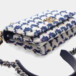 مملوكة مسبقًا محفظة بسلسلة تويد 19 شانيل