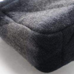 Pre Owned Chanel Medium Wool 19 Flap Bag