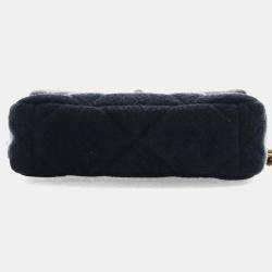 Pre Owned Chanel Medium Wool 19 Flap Bag