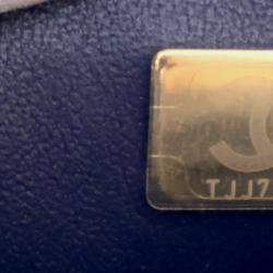 Pre Owned Chanel Mini Lambskin Rectangular Top Handle Classic Flap Bag