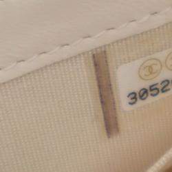 Pre Owned حقيبة كلتش شانيل ميني جلد حمل طري CC العصرية