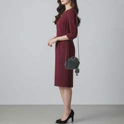 مملوكة مسبقًا Chanel CC Filigree Vanity Case Small Iridescent Quilted Caviar Leather Bag