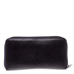 مملوكة مسبقًا محفظة شانيل سحاب ملتف مجمعة L تايملس جلد بنفسجية