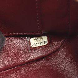Pre Owned Chanel Bias Stitch Medium Beige Grained Calfskin Leather Shoulder Bag