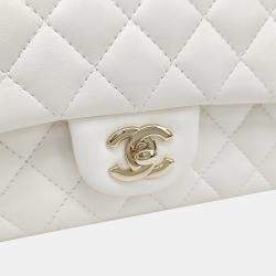 Pre Owned Chanel Lambskin Classic New Mini Crossbody Bag