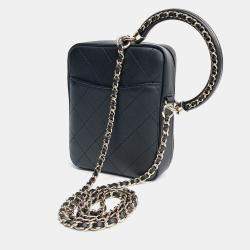 Pre Owned Chanel Black Leather Tote and Shoulder Bag AS1753