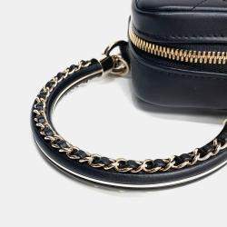 Pre Owned Chanel Black Leather Tote and Shoulder Bag AS1753