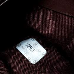 Chanel Maroon Leather CC Timeless Vintage Wallet 