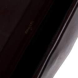 Chanel Maroon Leather CC Timeless Vintage Wallet 