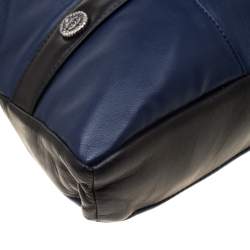 Pre Owned حقيبة كتف شانيل غيرل جلد سوداء/ زرقاء