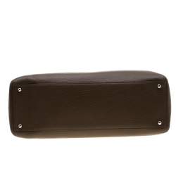 مملوكة مسبقًا Chanel Brown Leather Cerf Executive Tote