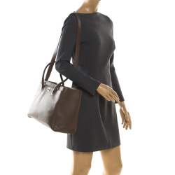 مملوكة مسبقًا Chanel Brown Leather Cerf Executive Tote